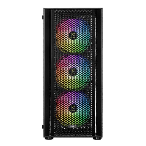 GAMDIAS Aura GC2 Elite RGB ATX Mid Tower Cabinet (Black)