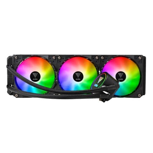 GAMDIAS Aura GL 360 RGB 360mm CPU Liquid Cooler (Black)