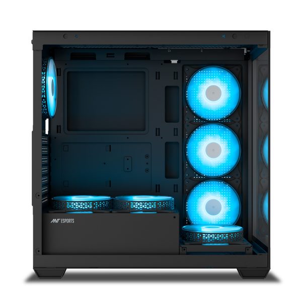 ANT ESPORTS Crystal X7 ATX Mid Tower Cabinet ( Black )