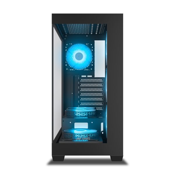 ANT ESPORTS Crystal X7 ATX Mid Tower Cabinet ( Black )