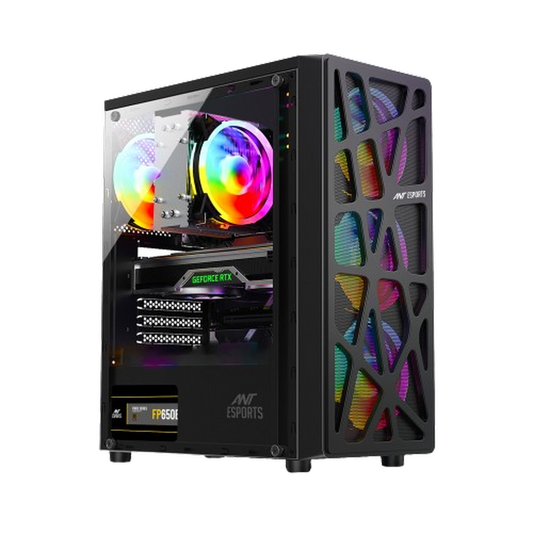 ANT ESPORTS Elite 1100 ATX Gaming Cabinet (Black)