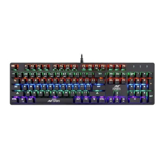 ANT ESPORTS MK3200 V2 Full Size Mechanical Wired Gaming Keyboard (Black) (RED Switch) (Linear Switch)