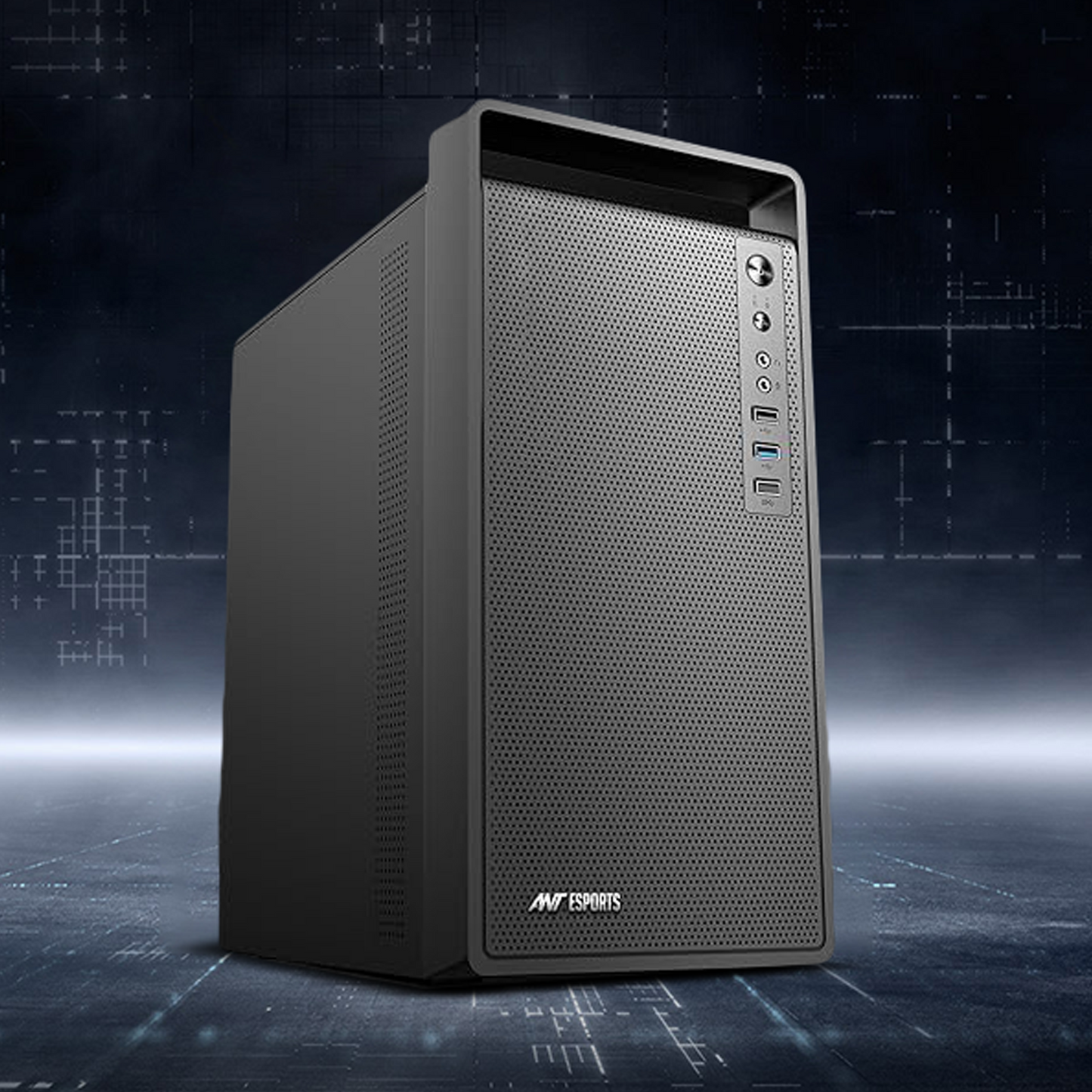 Brain Tech PC ( Intel i5 14400 / 16GB RAM DDR4 / 240GB 2.5 SATA SSD ) Custom PC Build For Photo Editing