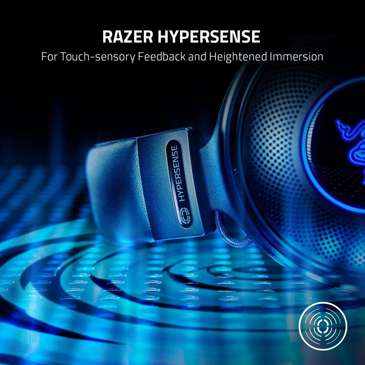 RAZER kraken V3 HyperSense RGB Wired Stereo Gaming Headphone (Black) (PC / PS)