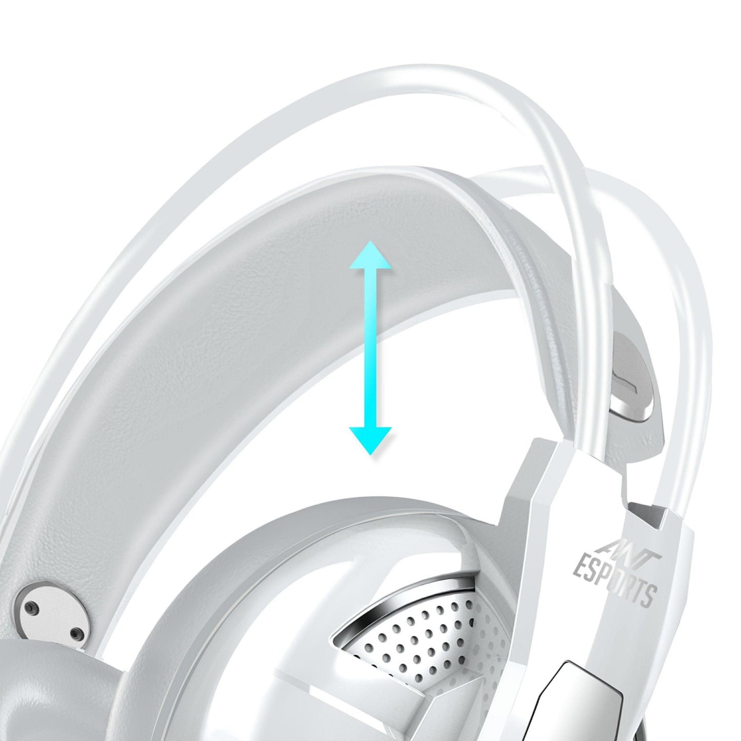 ANT ESPORTS H520W Wired 3.5MM Gaming Headphone ( PC / Playstation / Mobile / Xbox ) ( White )