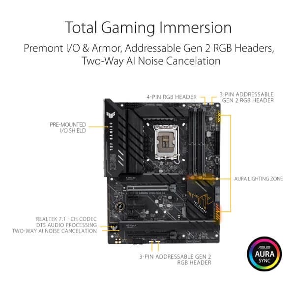 ASUS TUF Gaming Z690-Plus DDR4 Motherboard