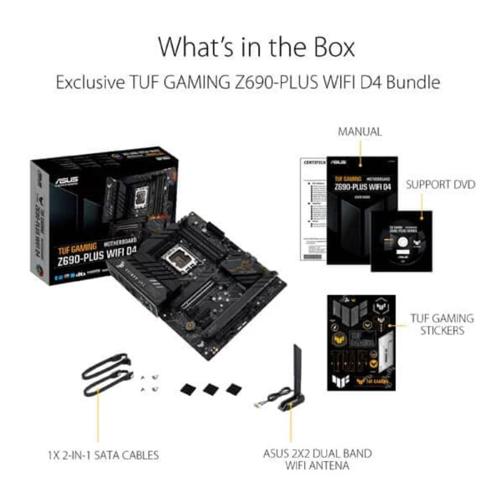 ASUS TUF Gaming Z690-Plus Wifi DDR4 Intel Motherboard