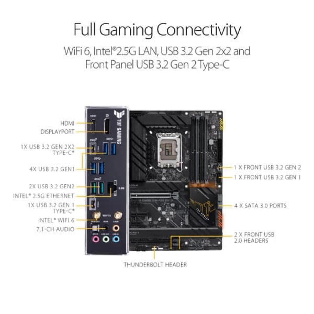 ASUS TUF Gaming Z690-Plus Wifi DDR4 Intel Motherboard