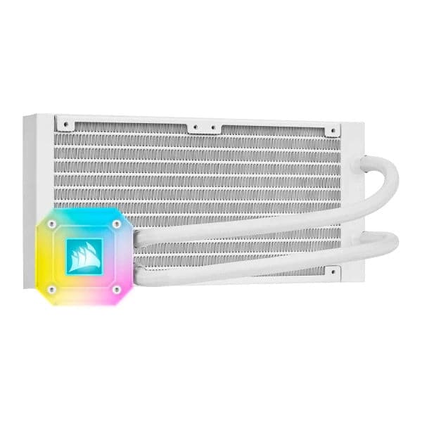CORSAIR ICUE H100i Elite Capellix 240mm CPU Liquid Cooler (White)