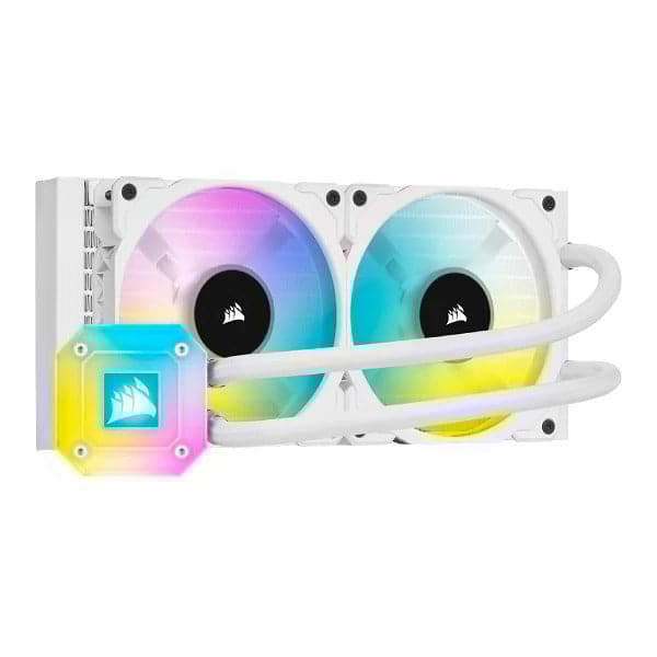 CORSAIR ICUE H100i Elite Capellix 240mm CPU Liquid Cooler (White)