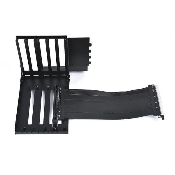 Lian Li O11DXL-1X.40 (PCI-E 4.0 X16) Vertical Graphics Card Holder With 200mm Riser Cable For O11 Dynamic XL (Black)