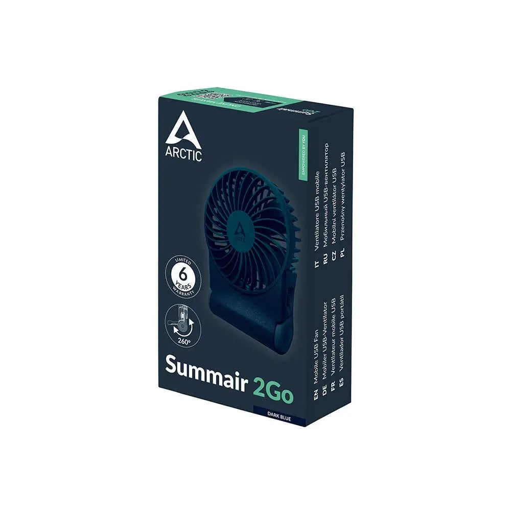 ARCTIC Summair 2Go Powerful Handheld Fan ( Dark Blue )