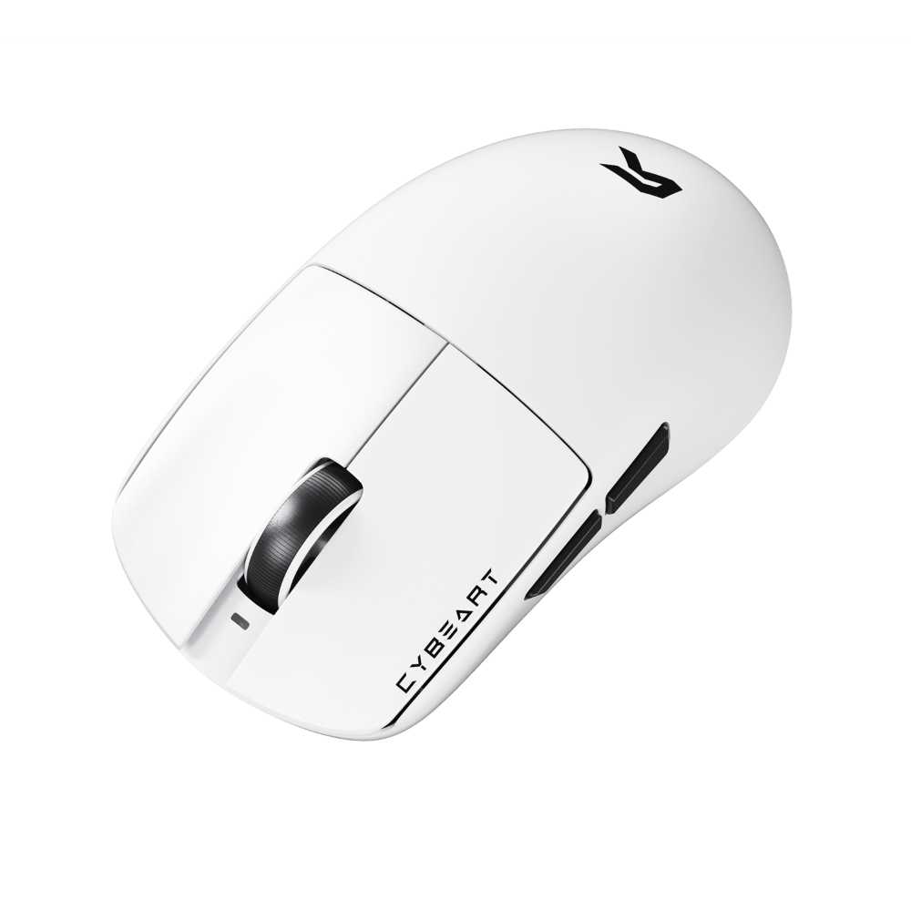 CYBEART Artimis 1K Wireless Tri Mode Ambidextrous Gaming Mouse ( White ) ( 24000DPI / 5 Macro Buttons )