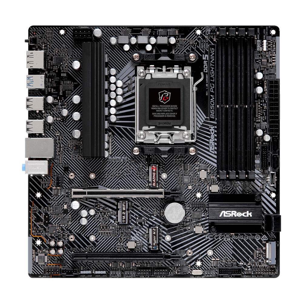 ASROCK B650M PG Lightning DDR5 AMD Motherboard