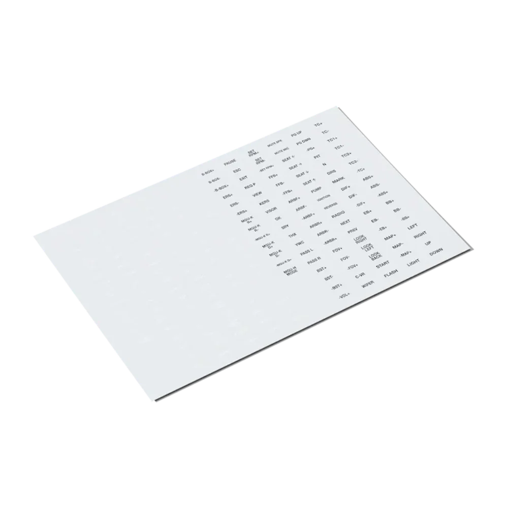 FANATEC Button Caps And Sticker Set