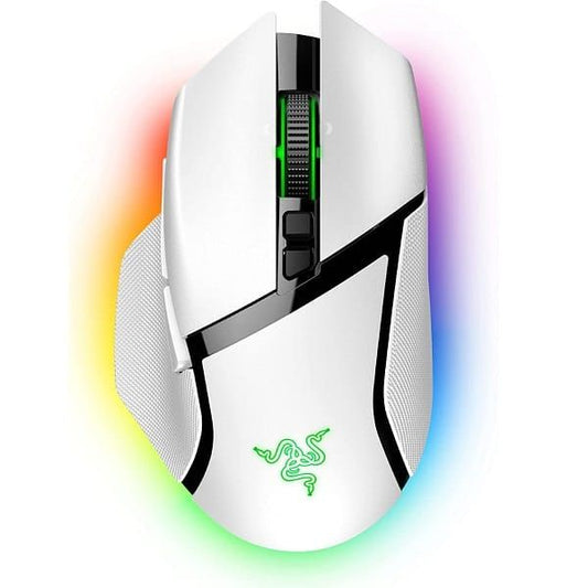 RAZER Basilisk V3 Pro Wireless Ergonomic Gaming Mouse ( RZ01-04620200-R3A1 ) ( 30000DPI / 11 Macro Buttom ) ( White )