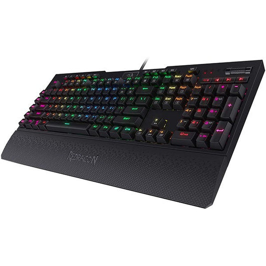 REDRAGON K586 Brahma Full Size Mechanical Wired Gaming Keyboard ( Black ) ( Red Linear Switch )