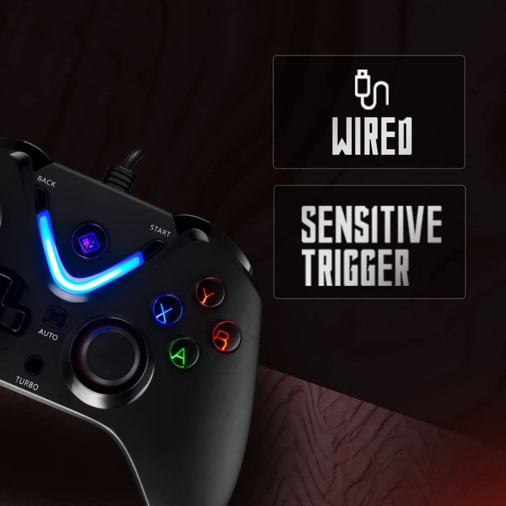 COSMIC BYTE Ares Wired Black Controller ( Black )
