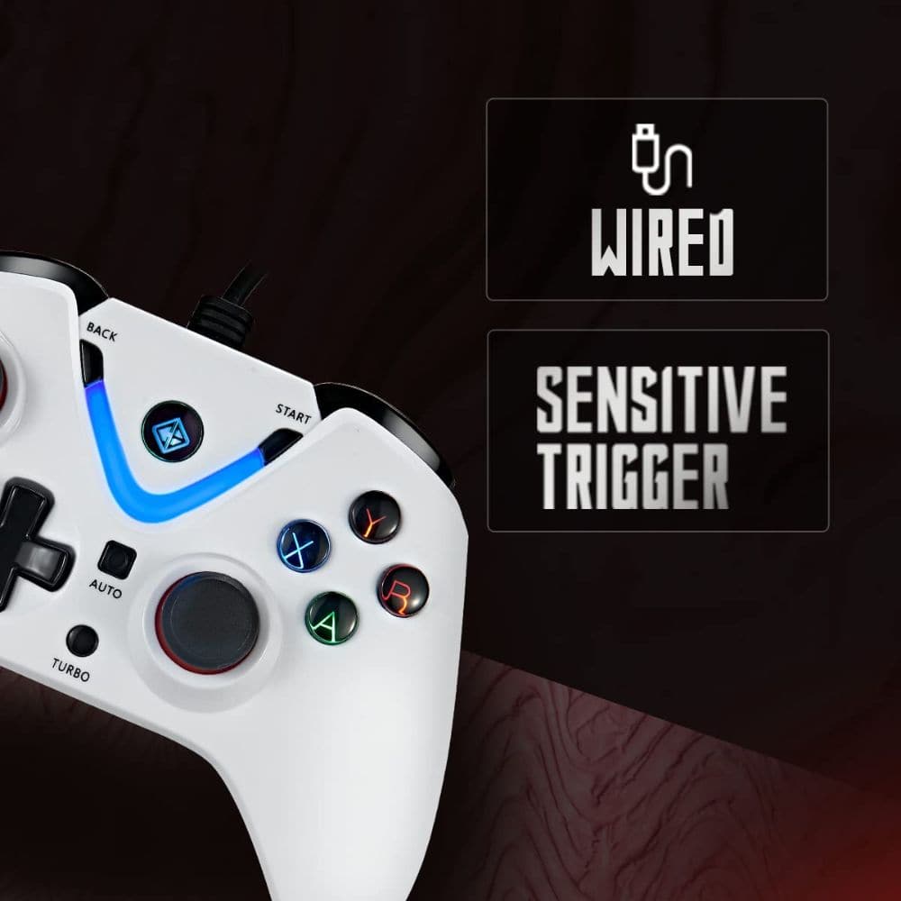 COSMIC BYTE Ares Wired Controller (White)