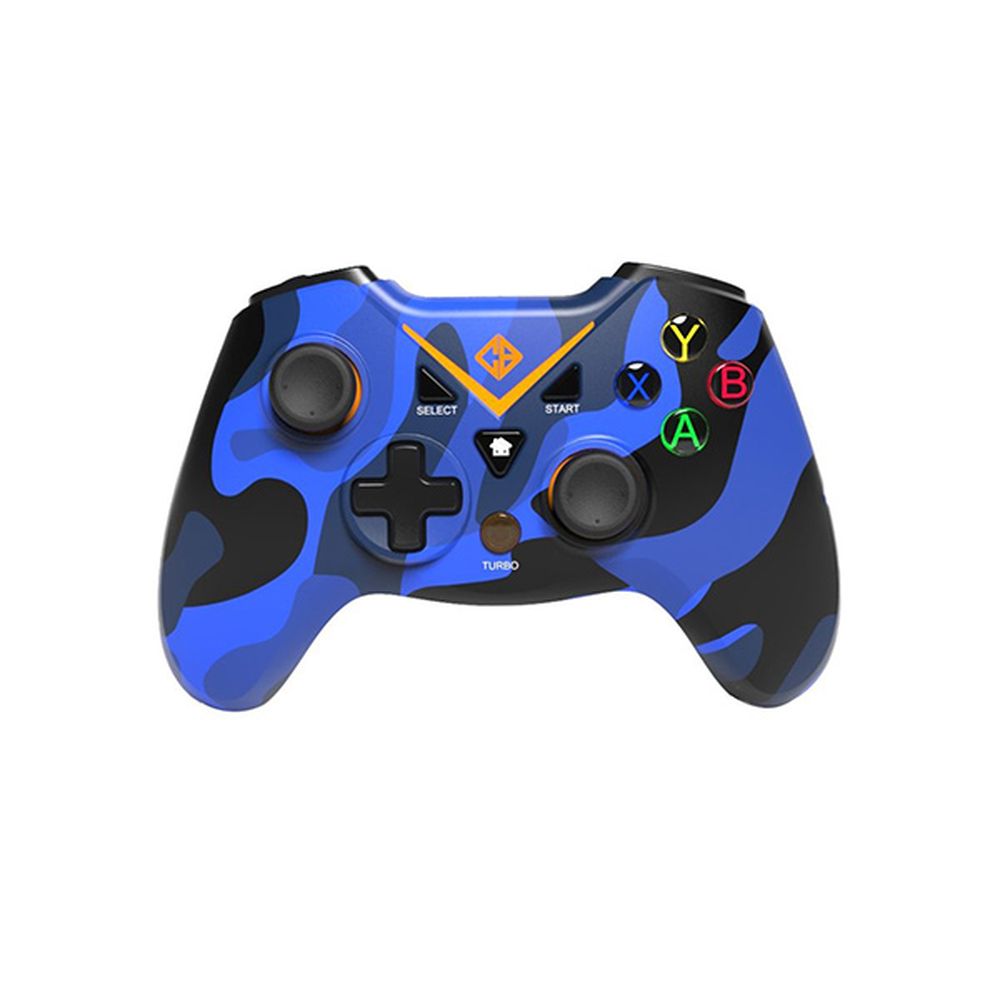 COSMIC BYTE C3070W Nebula 2.4G Wireless Gamepad (Camo Blue)