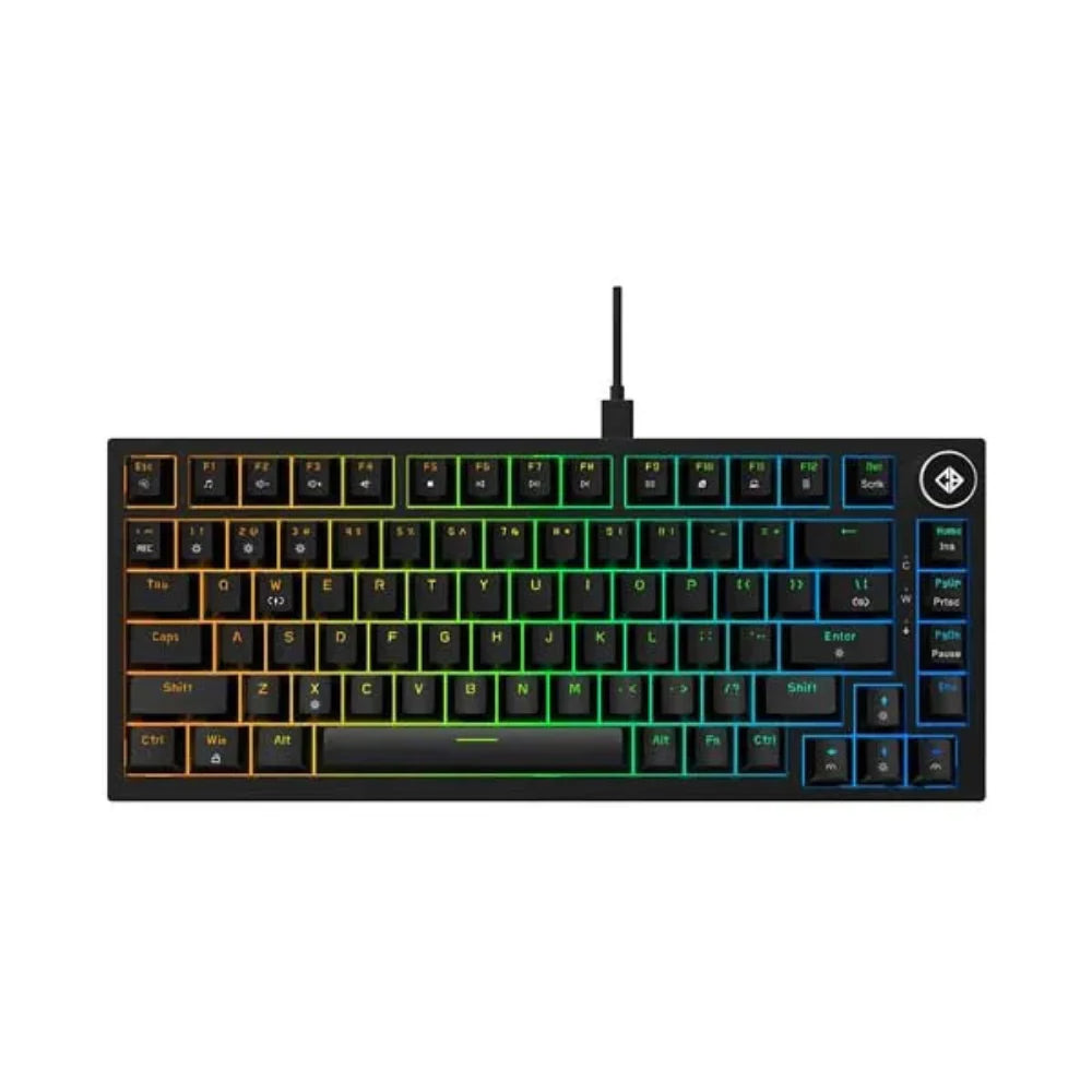 COSMIC BYTE CB-GK-43 Phantom RGB Tenkeyless Wired Mechanical Gaming Keyboard ( Black ) ( Red Switch )