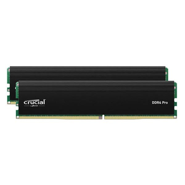 CRUCIAL PRO 64GB ( 32GB x 2 ) 3200MHz Desktop DDR4 RAM ( CL22 )