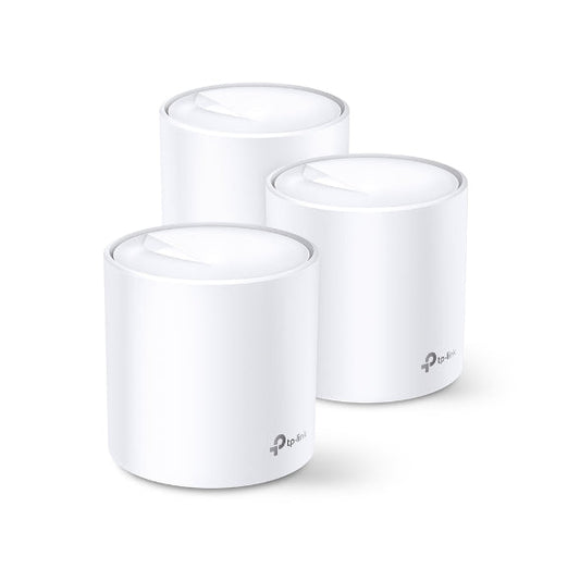 TPLink Deco X20 AX1800 (3-Pack) Whole Home Mesh Wi-Fi 6 System