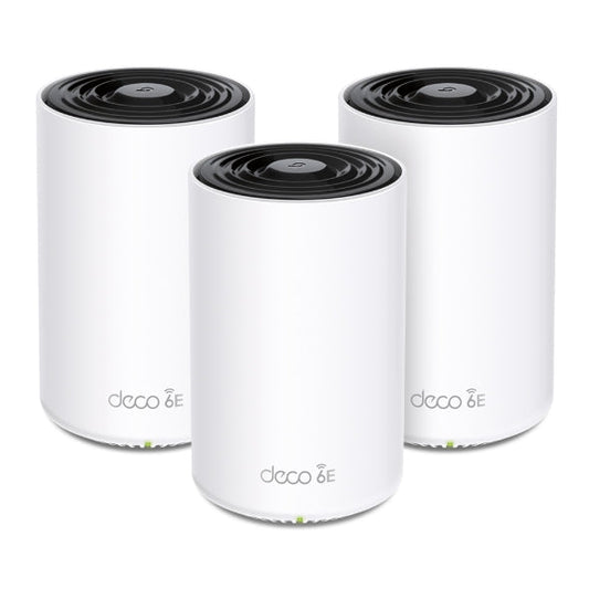 TPLink Deco XE75 AXE5400 (3-Pack) Tri-Band Mesh Wi-Fi 6E System