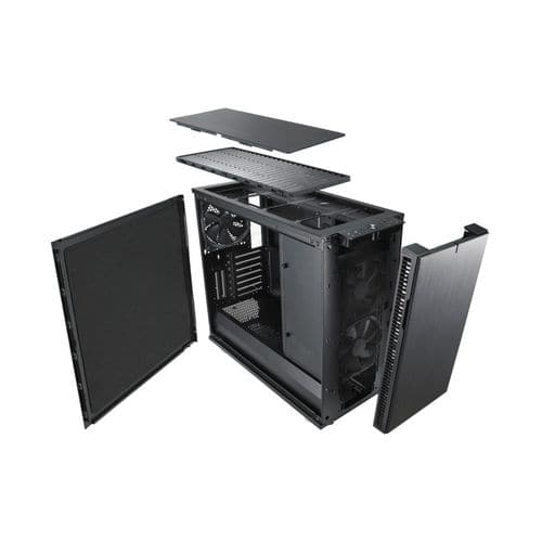 FRACTAL DESIGN Define R6 EATX Mid Tower Cabinet (Black)