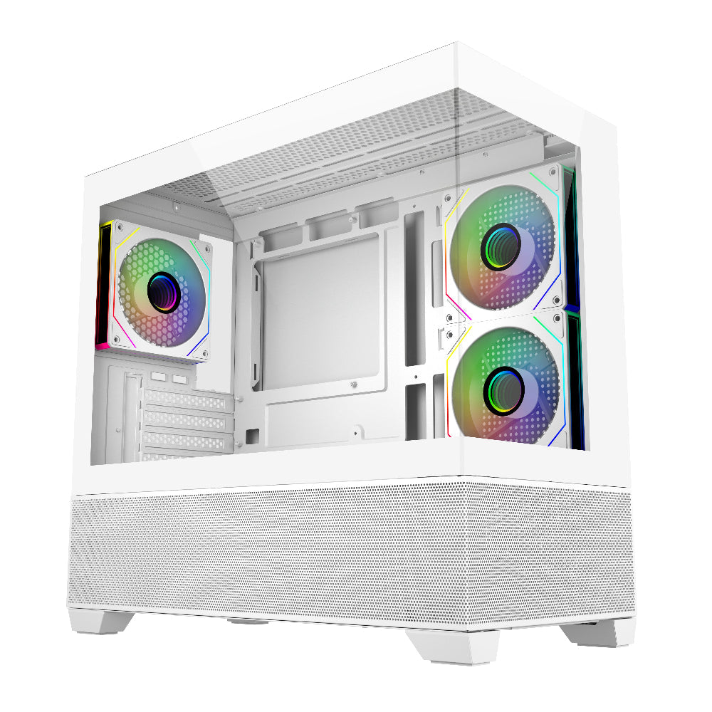 COOLER MASTER Elite 490 ARGB MATX Mini Tower Cabinet ( White )