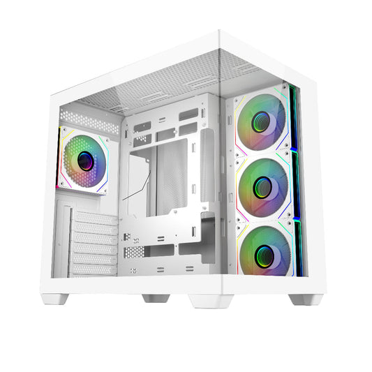 COOLER MASTER Elite 681 ARGB ATX Mid Tower Cabinet ( White )