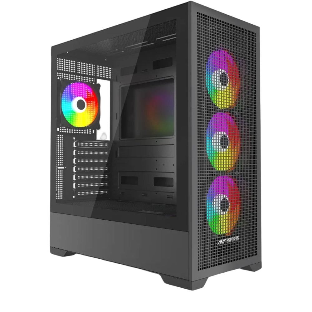 ANT ESPORTS EVO 360 EATX Mid Tower Cabinet ( Black )