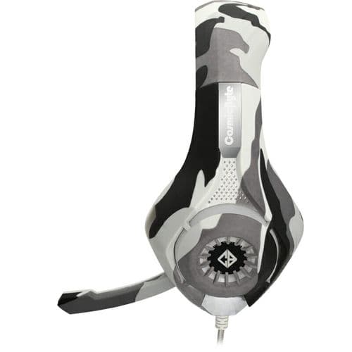 COSMIC BYTE GS410 RGB 3.5mm Wired Stereo Gaming Headphone With Mic (Camo Grey)