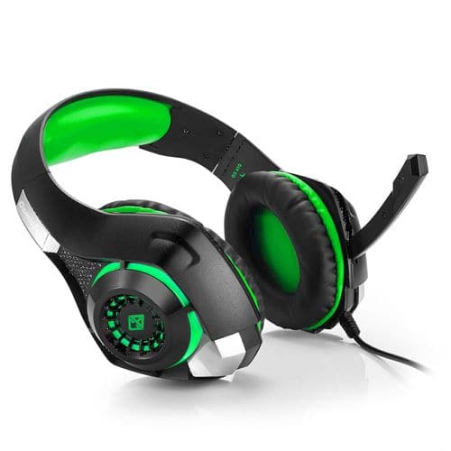 COSMIC BYTE GS410 3.5mm Wired Stereo Gaming Headphone With Mic ( Green )