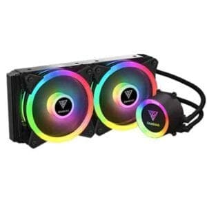 GAMDIAS Chione M2-240 Lite ARGB 240mm CPU Liquid Cooler (Black)