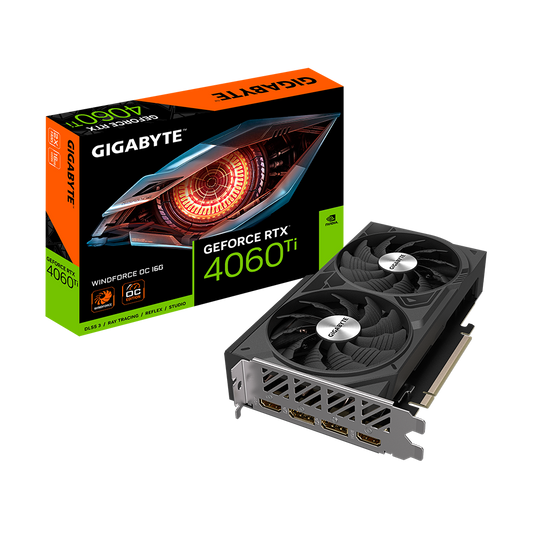 GIGABYTE GeForce RTX 4060 Ti WindForce OC 16GB Nvidia Graphic Card