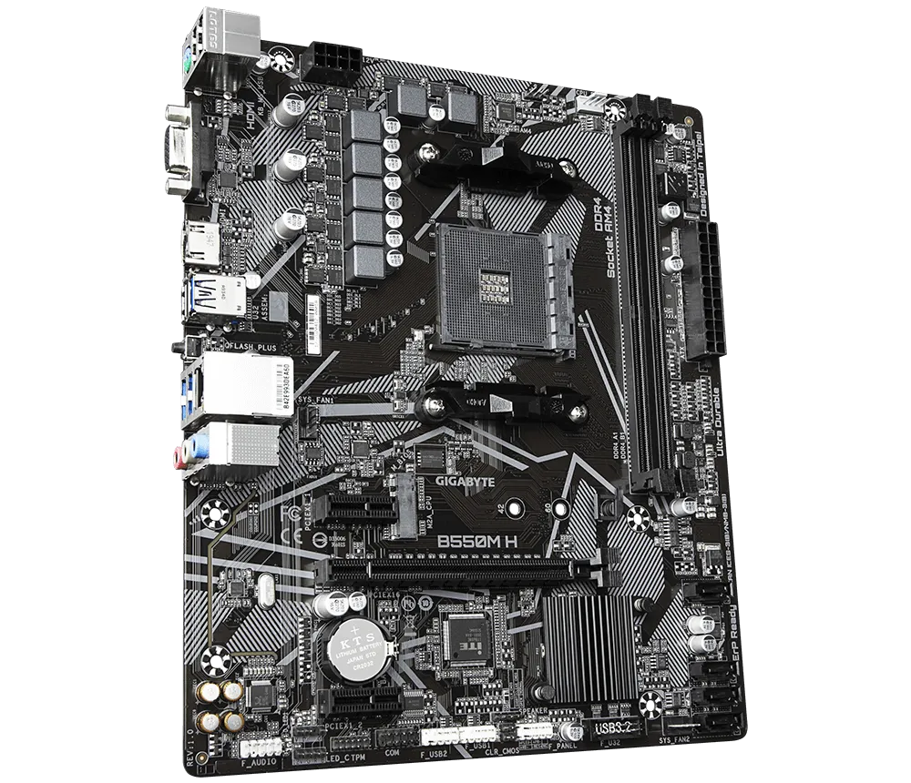 GIGABYTE B550M H DDR4 AMD Motherboard