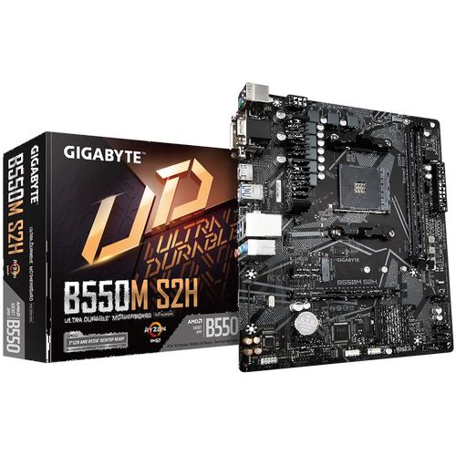 GIGABYTE B550M S2H M-ATX DDR4 AMD Motherboard