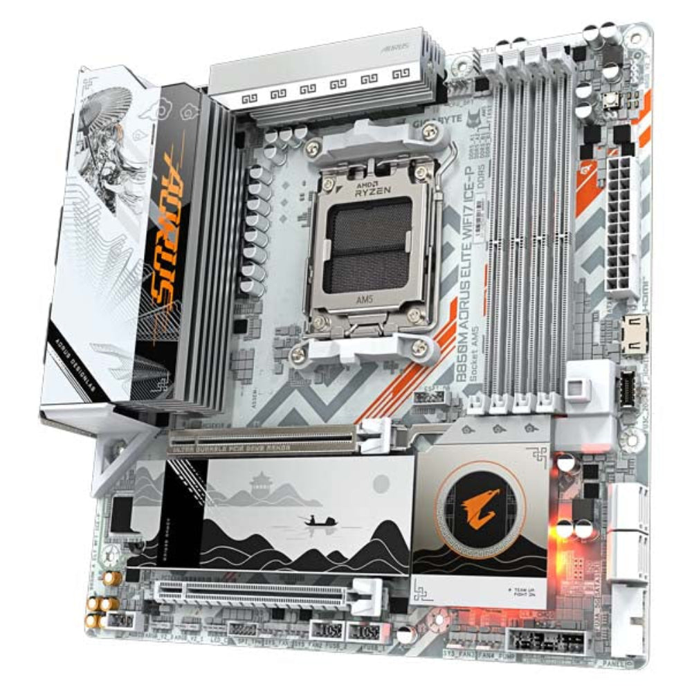 GIGABYTE B850M Aorus Elite ICE-P Wifi7 DDR5 AMD Motherboard