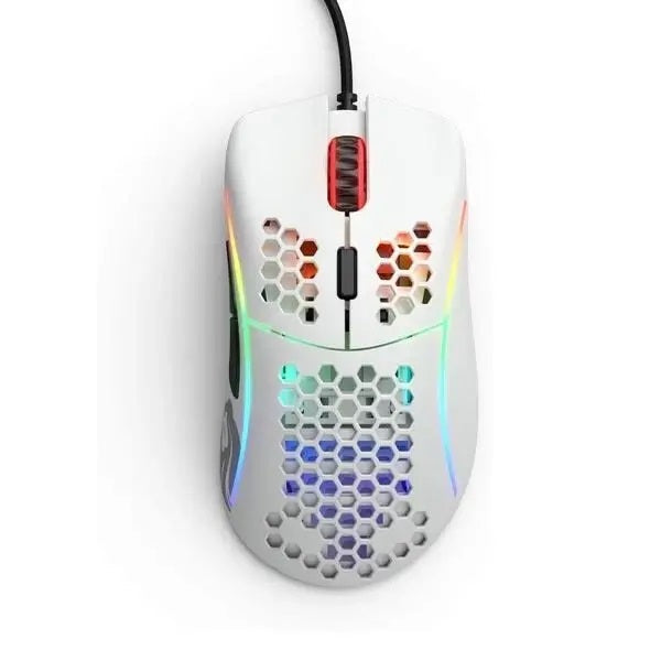 GLORIOUS Model O Wired Ambidextrous Gaming Mouse ( 12000DPI / 6 Macro Buttons ) ( Go-White ) (Matte White)