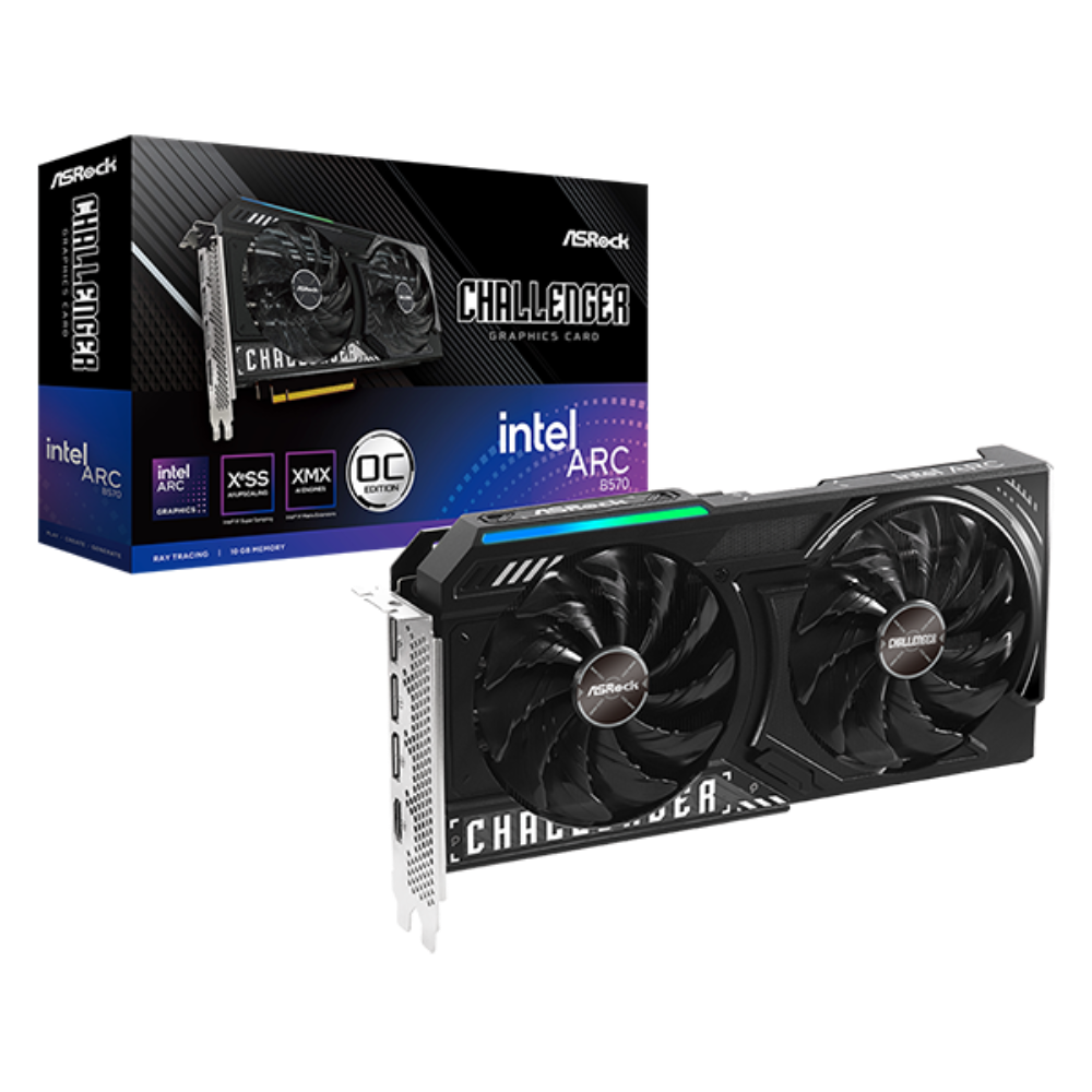 ASROCK Arc B570 Challenger OC 10GB Intel Graphic Card