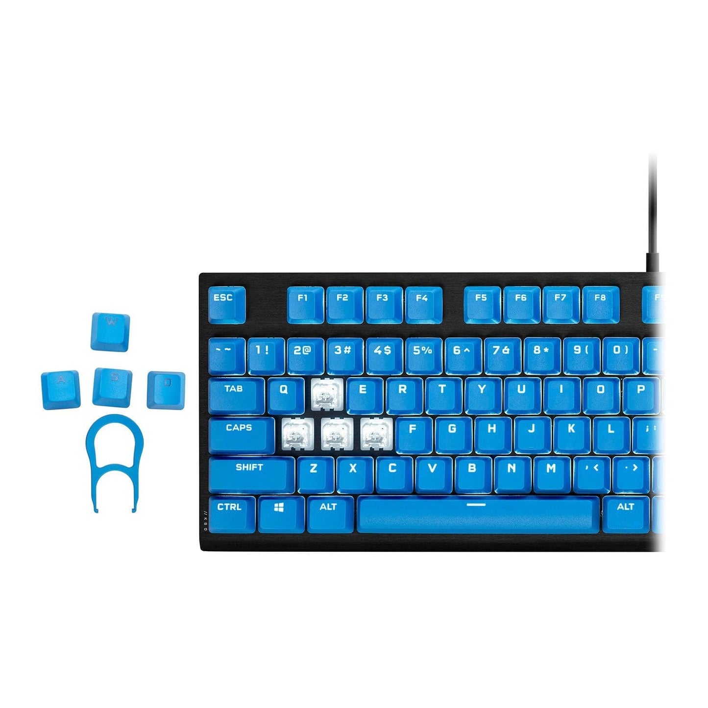 CORSAIR PBT Double Shot Pro Keycap Mod Kit (Elgato Blue)
