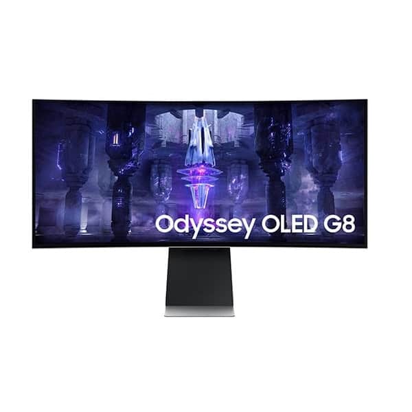 SAMSUNG Odyssey G8 LS34BG850SWXXL 34 Inch 2K WQHD 175Hz Oled Panel 0.5MS AMD Freesync Gaming Monitor