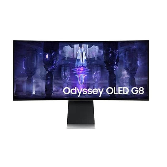 SAMSUNG Odyssey G8 LS34BG850SWXXL 34 Inch 2K WQHD 175Hz Oled Panel 0.5MS AMD Freesync Gaming Monitor