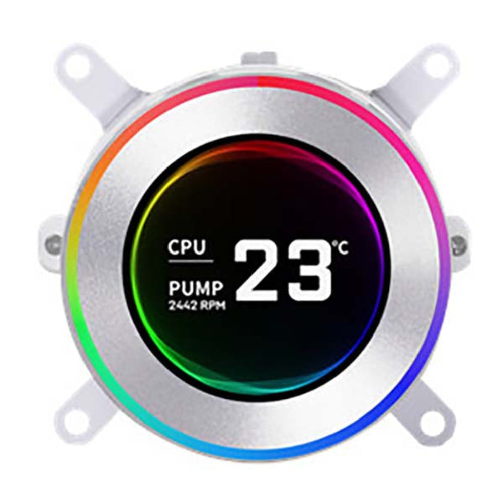 LIAN LI Hydroshift II LCD-C 360N Fanless CPU Liquid Cooler ( White )