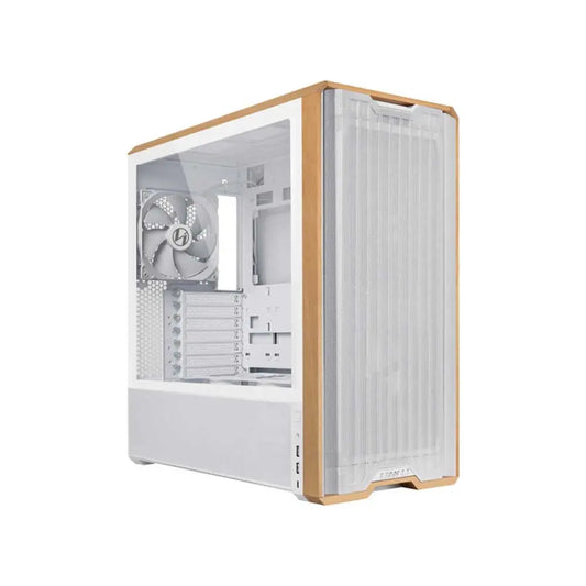 LIAN LI Lancool 217 Wood EATX Mid Tower Cabinet ( White )