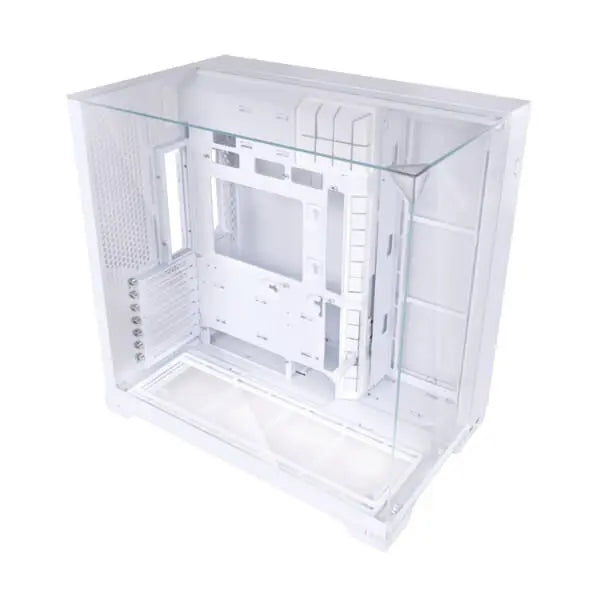LIAN Li O11 Vision Compact EATX Mid Tower Cabinet ( White )