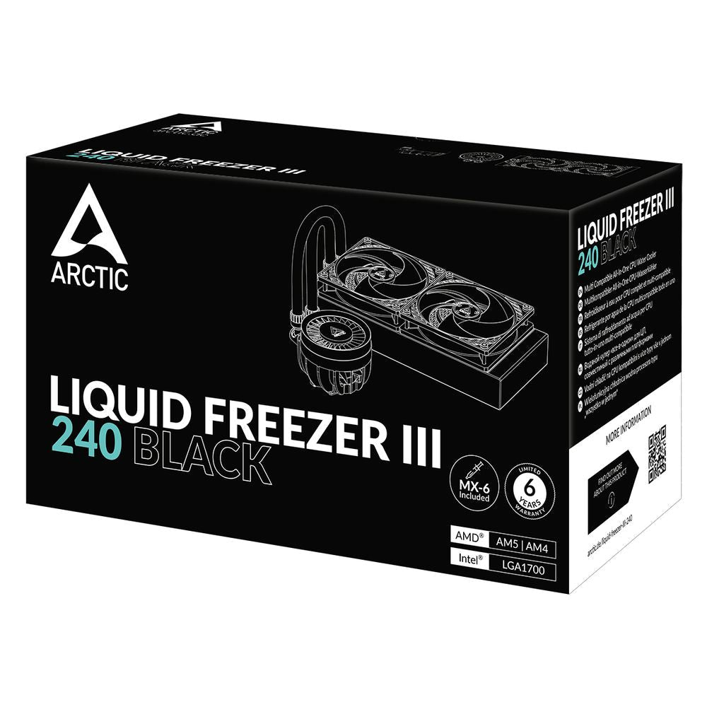 ARCTIC Liquid Freezer III 240mm CPU Liquid Cooler ( Black ) ( Liquid Freezer 3 )