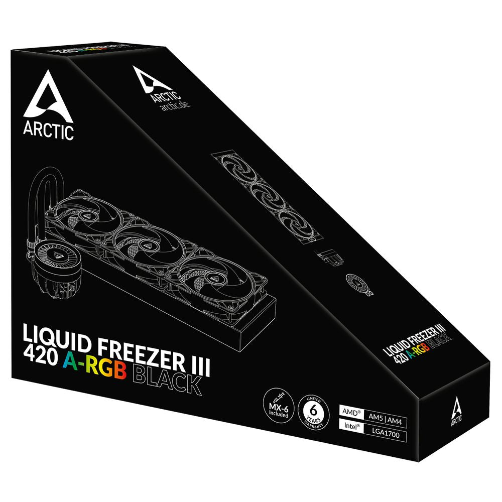 ARCTIC Liquid Freezer III 420mm ARGB CPU Liquid Cooler ( Black ) ( Liquid Freezer 3 )