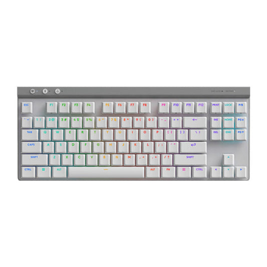 LOGITECH G515 Lightspeed Tenkeyless Mechanical Wireless Gaming Keyboard ( White ) ( 920-012581 ) ( Mechanical Switches )